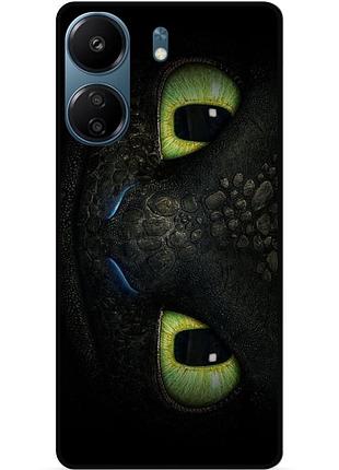 Силиконовый чехол для xiaomi poco c65 с картинкой как приручить дракона