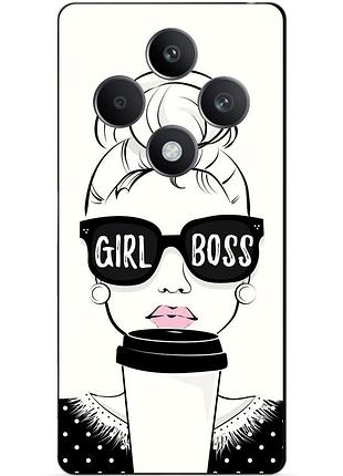 Силіконовий чохол бампер для tecno spark 30c з малюнком girl boss