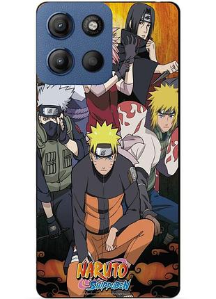 Силіконовий чохол бампер для motorola moto g15 з малюнком naruto наруто аніме