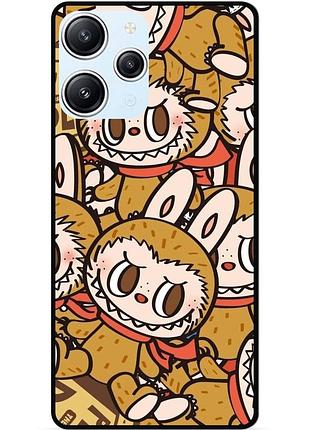 Силіконовий бампер чохол для xiaomi redmi 12 з малюнком лабубу labubu