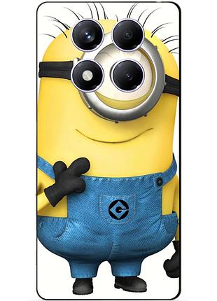 Силіконовий чохол бампер для xiaomi redmi note 14 pro 5g з малюнком міньйон кевін minion
