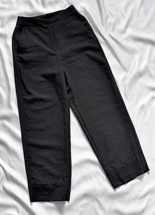 Чорні брюкі з високою посадкою,, zara,,