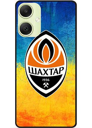Силиконовый чехол бампер для samsung a06 с рисунком шахтер донецк