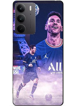 Силіконовий чохол бампер для realme c75 з малюнком messi psg мессі