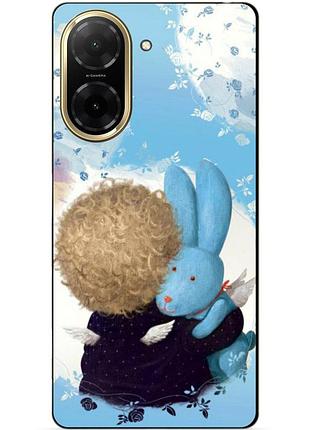 Чехол силиконовый бампер для xiaomi poco c71 с рисунком любимый зайка гапчинская