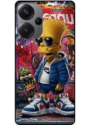 Силіконовий бампер чохол для xiaomi redmi note 13 pro plus 5g з малюнком барт симпсон marvel simpsons