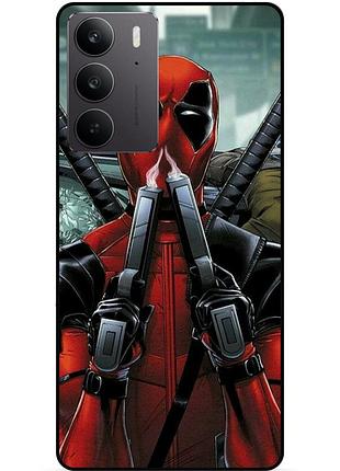 Чехол силиконовый бампер для realme c75 с рисунком дэдпул deadpool