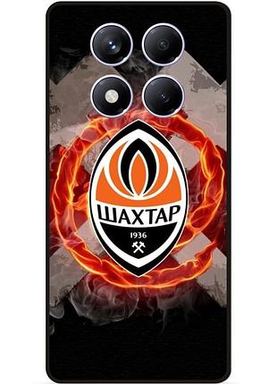 Чехол силиконовый бампер для xiaomi redmi note 14 pro с рисунком шахтер донецк