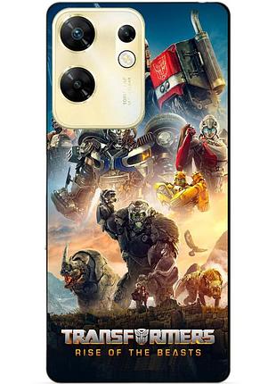 Чехол силиконовый бампер для infinix zero 30 4g с картинкой звероботы трансформеры transformers