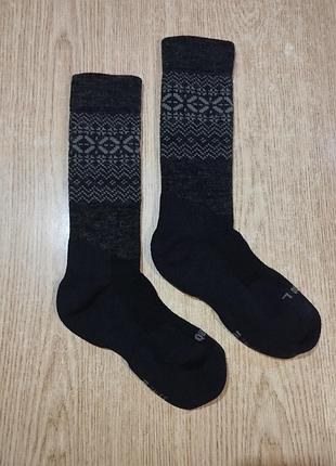 Теплые треккинговые носки quechua шерстяные лыжные