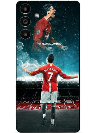 Силіконовий чохол бампер для samsung s22 plus з малюнком роналдо мю ronaldo