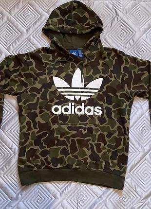 Продам стильное и комфортное худи от adidas originals с классическим логотипом-трилистником (trefoil) на груди