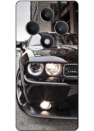 Чехол силиконовый бампер для tecno spark 30c с рисунком dodge додж машина авто