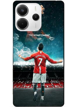 Силіконовий чохол бампер для xiaomi redmi note 14 5g з малюнком роналдо мю ronaldo