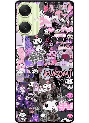 Чехол силиконовый бампер для samsung a06 с картинкой куроми kuromi