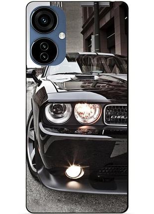 Силіконовий чохол бампер для oppo a3x з малюнком dodge додж машина авто