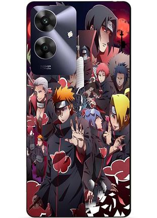 Силіконовий чохол бампер для realme note 60x з малюнком наруто naruto аніме