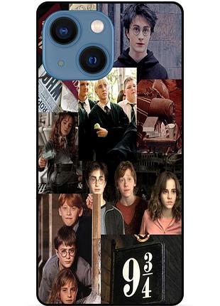 Чехол силиконовый бампер для iphone 15 plus с картинкой harry potter гарри поттер