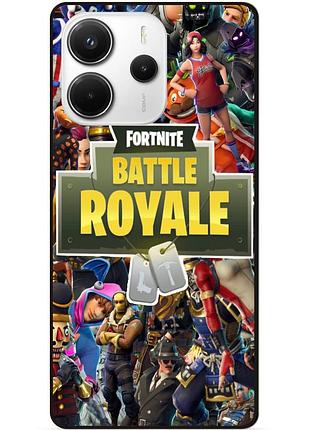 Силіконовий чохол бампер для xiaomi redmi note 14 5g гра fortnite фортнайт