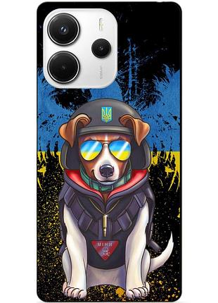 Чехол силиконовый бампер для xiaomi redmi note 14 5g с рисунком пес патрон