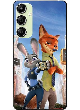 Чехол силиконовый бампер для samsung s22 plus с рисунком джуди зверополис zootopia