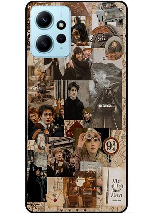 Силиконовый бампер чехол для xiaomi redmi note 12 harry potter гарри поттер
