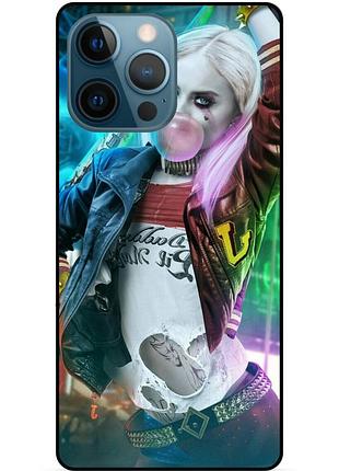 Силіконовий бампер чохол для iphone 14 pro max з малюнком harley quinn харлі квінн joker