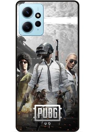 Силіконовий чохол бампер для xiaomi redmi note 12 з малюнком pubg пабг