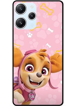 Чехол силиконовый для xiaomi redmi 12 с рисунком скай щенячий патруль