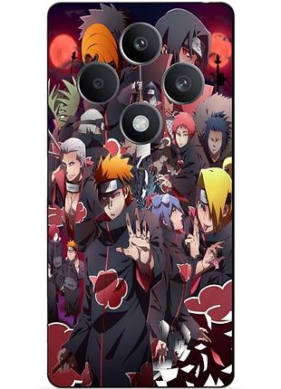 Чехол силиконовый бампер для oppo reno 12fs с рисунком наруто naruto аниме
