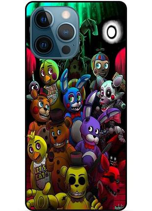 Чехол силиконовый бампер для iphone 14 pro max с рисунком freddy фредди аниматроники