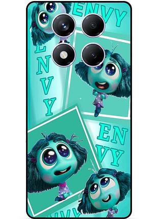Чехол силиконовый бампер для xiaomi redmi note 14 pro с рисунком головоломка envy