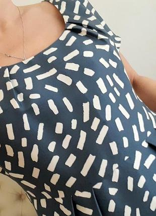 Платье-баллон 65% silk + cotton новое, l, fenn wright manson, в офис