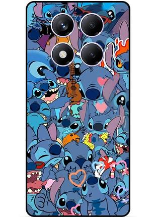Силіконовий бампер чохол для xiaomi redmi note 14 pro з малюнком stitch стіч