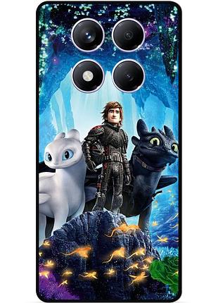 Силиконовый чехол для xiaomi redmi note 14 pro plus 5g как приручить дракона dragon