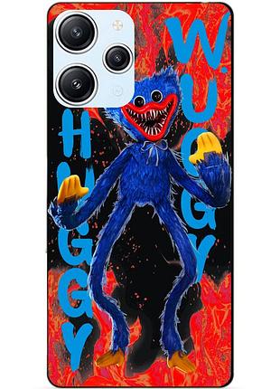 Силиконовый бампер чехол для xiaomi redmi 12 с рисунком huggy wuggy хагги вагги
