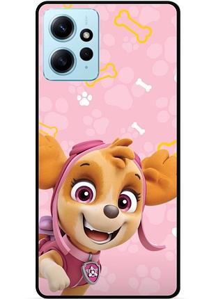 Силіконовий чохол бампер для xiaomi redmi note 12 з малюнком щенячий патруль