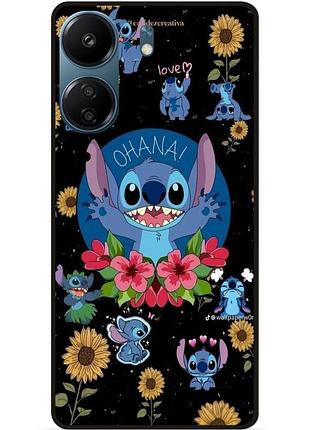 Силіконовий бампер чохол для xiaomi redmi 13c з картинкою стіч stitch