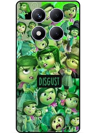 Чехол силиконовый бампер для xiaomi redmi note 14 pro с рисунком головоломка disgust