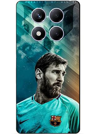 Чехол силиконовый бампер для xiaomi redmi note 14 pro plus 5g с рисунком leo messi месси
