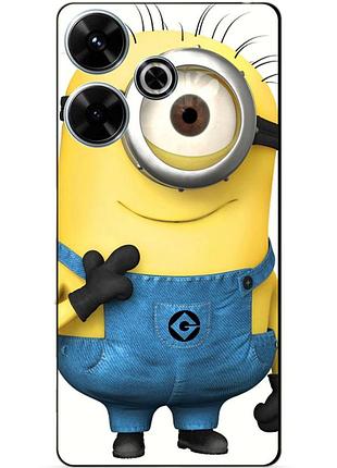 Силіконовий чохол бампер для xiaomi redmi 13 з малюнком міньйон кевін minion