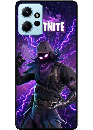 Силиконовый чехол бампер для xiaomi redmi note 12 с картинкой fortnite фортнайт