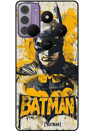 Чехол силиконовый бампер для xiaomi poco c75 с рисунком batman dc бэтмен