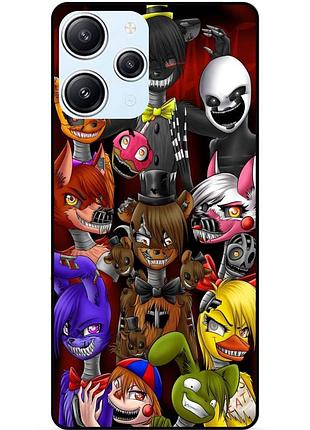 Силіконовий бампер чохол для xiaomi redmi 12 з малюнком freddy фредді аніматроніки