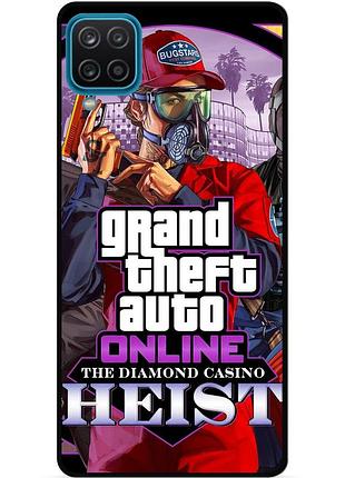 Силіконовий бампер чохол для samsung m12 з малюнком gta гта