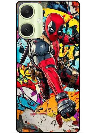 Чехол силиконовый бампер для samsung a06 с рисунком deadpool marvel дэдпул