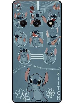 Чехол силиконовый бампер для zte nubia focus 5g с картинкой стич stitch