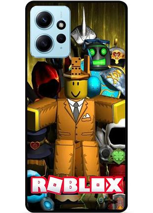 Силиконовый чехол для xiaomi redmi note 12 с рисунком roblox роблокс