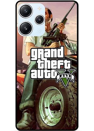 Силіконовий бампер чохол для xiaomi redmi 12 з малюнком gta гта