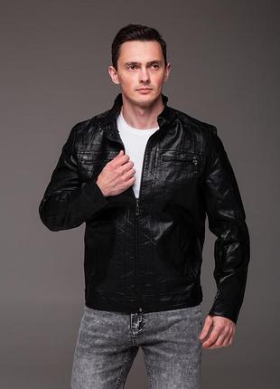 Куртка чоловіча з еко шкіри